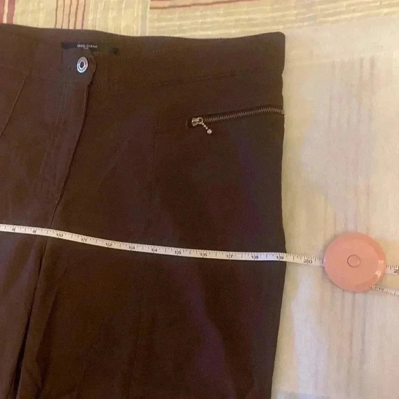 Elastic fabric( 76%rayon & 20%nylon) Chocolate colour  denim jeans for ladies - Picture 7 of 11